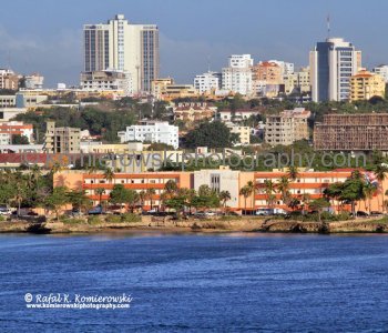 This colonial town, founded in 1498, was laid out on a grid pattern that became the model for almost all town planners in the New World....