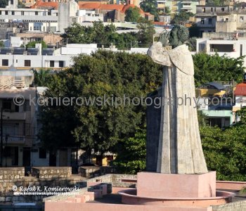 A large statue of Montesinos delivering his sermon faces the Caribbean sea at the seafront of Santo Domingo, Dominican Republic