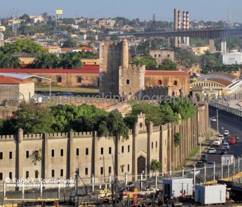 The Fortaleza Ozama was constructed between 1502 and 1508 by order of the Governor of Hispaniola, Frey Nicholas de Ovando, the founder of the city of Santo Domingo