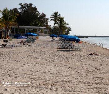 Key West beach near White Street, Florida