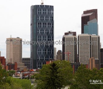 The Bow office tower under construction,   June 2, 2011, Calgary, AB.