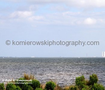 24 February, 2011 at  13:50 Eastern  in Titusville. More and more boats....some people view the space shuttle launch from boats