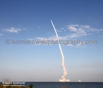 Space Shuttle DISCOVERY going into Orbit ....35 seconds from launch ...24 February, 2011 at 16:53 Eastern launch from the Kennedy Space Center (KSC)