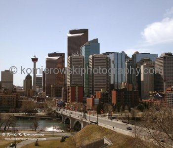 The Bow office tower under construction, April 19, 2006,  Calgary, AB.