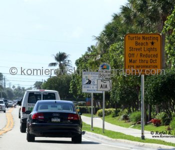 View from SR  a.k.a. Highway A1A  south of West Palm Beach, on the way to Fort Lauderdale