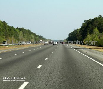 Drving North on I-95...crossing State Line between Florida and Georgia... (March 18, 2011)