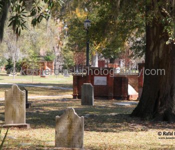COLONIAL PARK CEMETERY, the second in colonial Savannah, was the burying ground for the city from about 1750 until it was closed against burials in 1853.