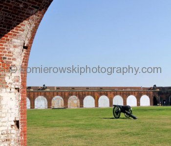 View into  inside the fort