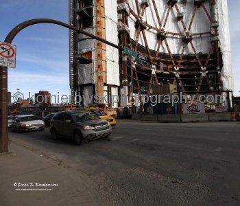 The Bow office tower -  under construction, January 19, 2010,  Calgary, AB.