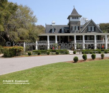 The Plantation House, front entrance seen from the garden