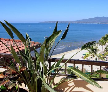 View of Banderas Bay from Nuevo Vallarta Penthouse