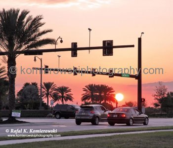 Sunset at Port St. Lucie, Florida