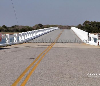 Entrance bridge to Fort Pulaski National Monument, Georgia, USA, Friday, March 18, 2001  at 3:45 PM (temperature plus 29C =  84.2 F)