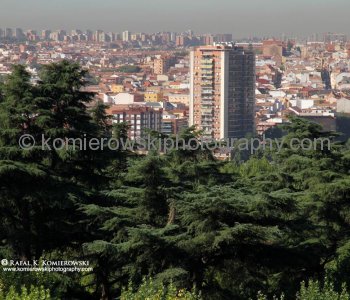 View of Madrid from the Royal Palace, Spain  (photo taken on Thursday, October 13, 2011, temp. plus 31C !)