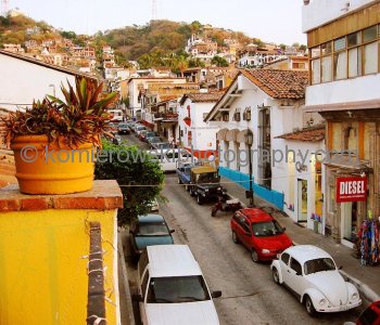View of Gringo Gulch from La Chata restaurant located at El Malecon Bvld.