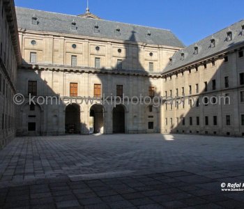 Courtyard of the Kings and the Basilica, El Escorial,     (Saturday, October 15, 2011)