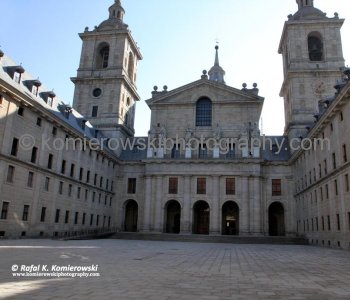 Courtyard of the Kings and the Basilica, El Escorial,      (Saturday, October 15, 2011)