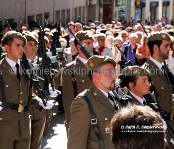 Army is included in celebration....(Saturday, October 15, 2011, St Teresa of Avila , Feast Day: October 15th)