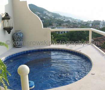Beautiful view of Gringo Gulch from balcony and pool