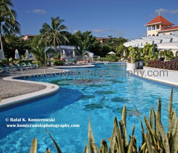 Swiming pool at RIU Palace in Playacar, Playa del Carmen, Mayan Riviera