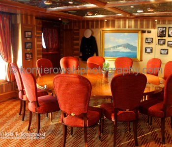 Cucina del Capitano, an Italian restaurant ... Atlantic Ocean, sailing Day 11,  November 7, 2011