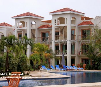 Residential area known as Playacar is an important tourist development on the Riviera Maya