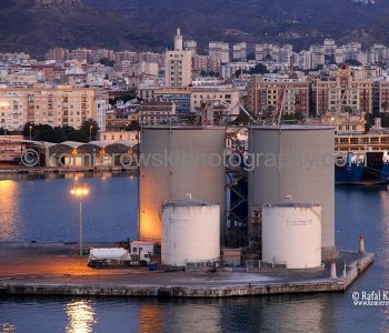 (sunrise) Malaga, Spain, Monday, October 31, 2011, Day 4, sunny +22C, light breeze 36^ 42’ 20”N,  4^ 24’ 54” West