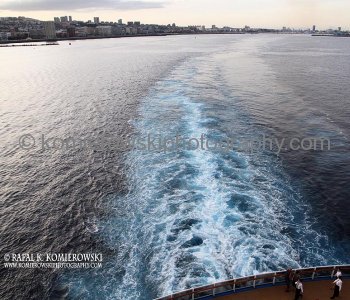 November 2, 2011   – Day 6, at 17:18 leaving Las Palmas de Gran Canaria, Spain, our next sailing to Freeport, Bahamas