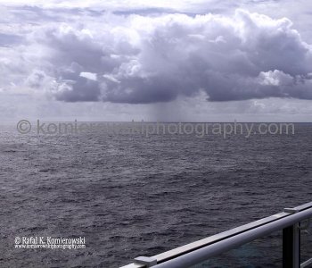 Friday, November 4, 2011   – Day 8, Atlantic Ocean, sailing to Freeport, Bahamas,  early morning overcast then sunny, +22.1C,  ONE HOUR BACK,