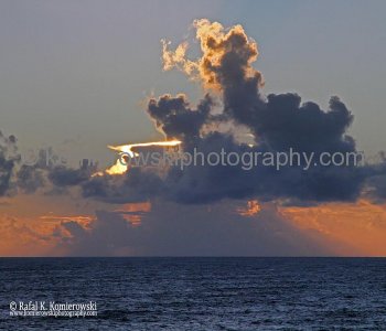 Monday, November 7, 2011 – Day 11, SUNSET, Atlantic Ocean,