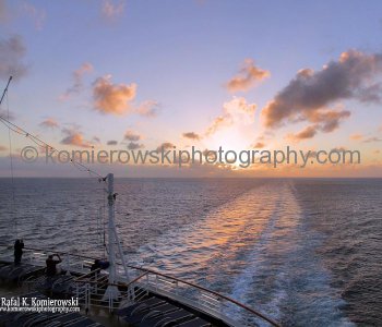 Wednesday , November 9 , 2011 – Day 13, SUNRISE, Atlantic Ocean,  26^ 31’ 15” N,  78^46’ 23” West  - wind 29.85 km/h, temp. +26C,