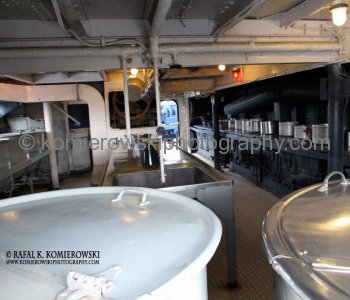 USS Texas, Kitchen and Crew Cafeteria