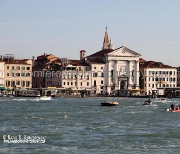 a view from the water .....on the way to Venice....