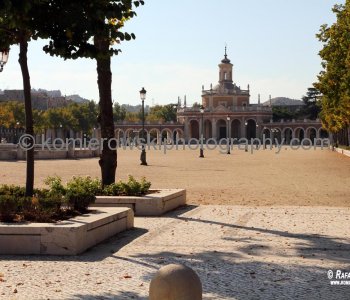 The Royal Palace of Aranjuez located in the town of Aranjuez, Community of Madrid. UNESCO World Heritage Site