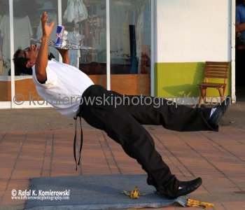 ...entertainment is represenative of local culture...El Malecon Blvd. Puerto Vallarta