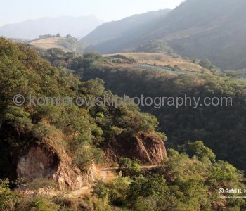 The Sierra Madre Occidental mountains dotted with farming and ranching villages....