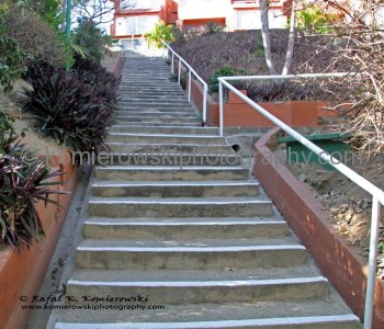 Stairs are everywhere...it is fun to use them...