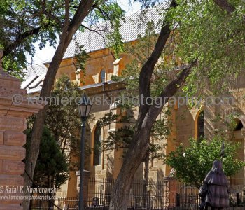 Cathedral Basilica of Saint Francis of Assisi, built 1869, Santa Fe, New Mexico
