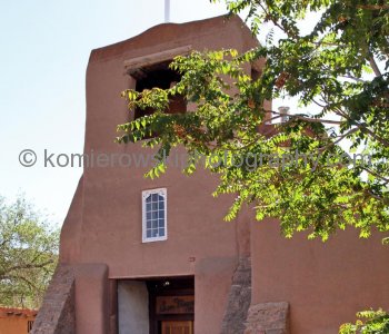San Miguel Chapel in Santa Fe is said to be the oldest standing church structure in the US. The adobe walls were constructed around A.D. 1610