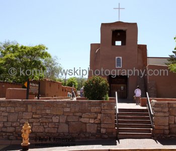 San Miguel Chapel in Santa Fe is said to be the oldest standing church structure in the US. The adobe walls were constructed around A.D. 1610