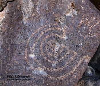 Petroglyph National Monument protects a variety of cultural and natural resources including five volcanic cones, hundreds of archeological sites and an estimated 24,000 images carved by Ancestral Pueblo peoples and early Spanish settlers. Albuquerque, New