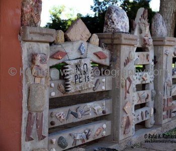 Shaffer Hotel in Mountainair is a gem of the Old West. Stone Fence built by the original owner.
