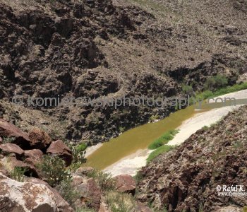 Rio Grande viewed from  scenic drive Texas FM170