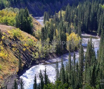 Highwood River, Undulating Foothills west of Longview, Alberta