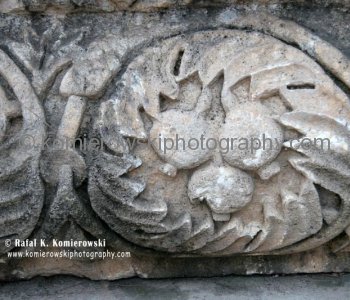 ...intricately carved stonework reliefs...