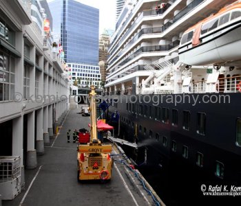 MS Oosterdam, Holland America Line. Canada Place, Vancouver, BC, Canada