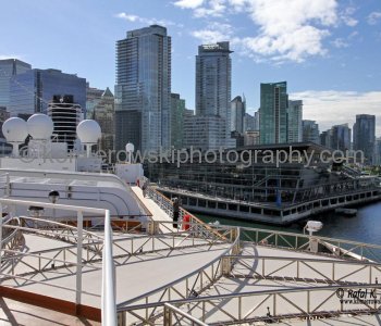 MS Oosterdam, Holland America Line. Canada Place, Vancouver, BC, Canada
