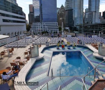 MS Oosterdam, Holland America Line. Canada Place, Vancouver, BC, Canada