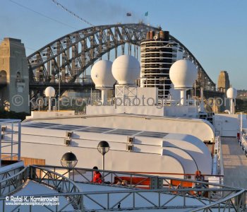 Day 23/ Day 1,  WEDNESDAY,  October 24,  2012,    MS Oosterdam...Departure at  7:45 pm from Sydney, Australia