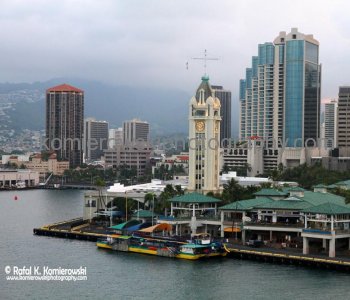 Honolulu harbor, Oahu, Hawaii, USA